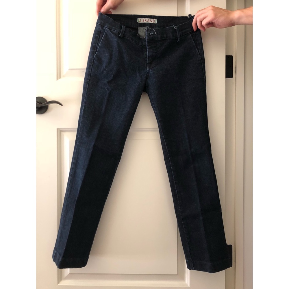 J Brand cropped straight leg jean